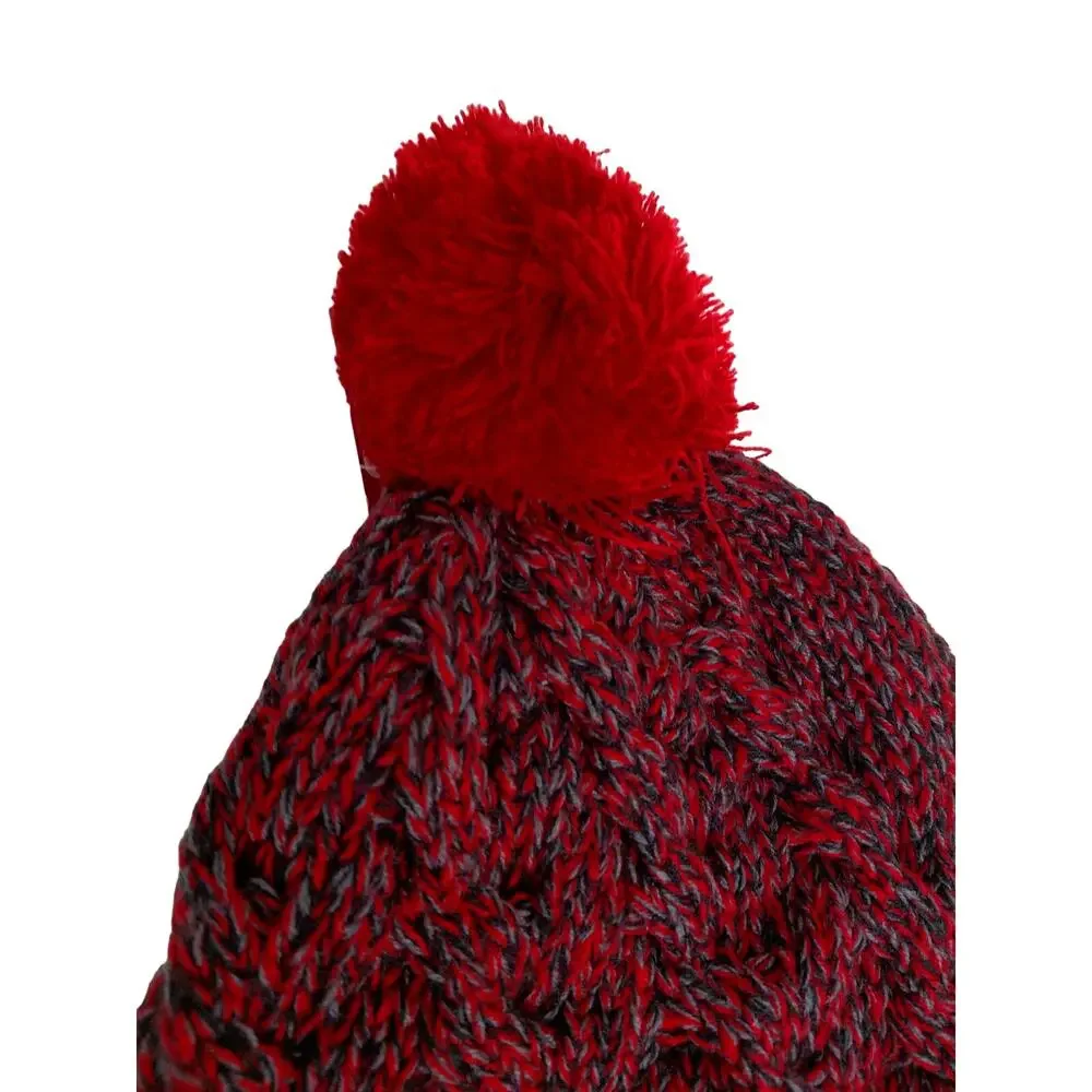 Jordan Knit Pom Red Beanie Cap Hat Youth One Size New